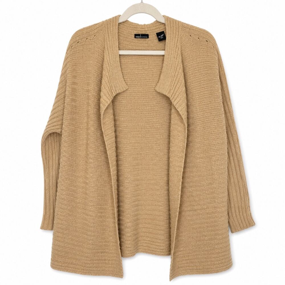 Moda International Y2K Vintage Women's Beige Knit Cardigan Victorias Secret smal